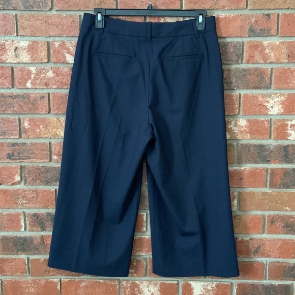 J. Crew Navy Peyton Cropped Wide Leg 365 Pants - Picture 5 of 5